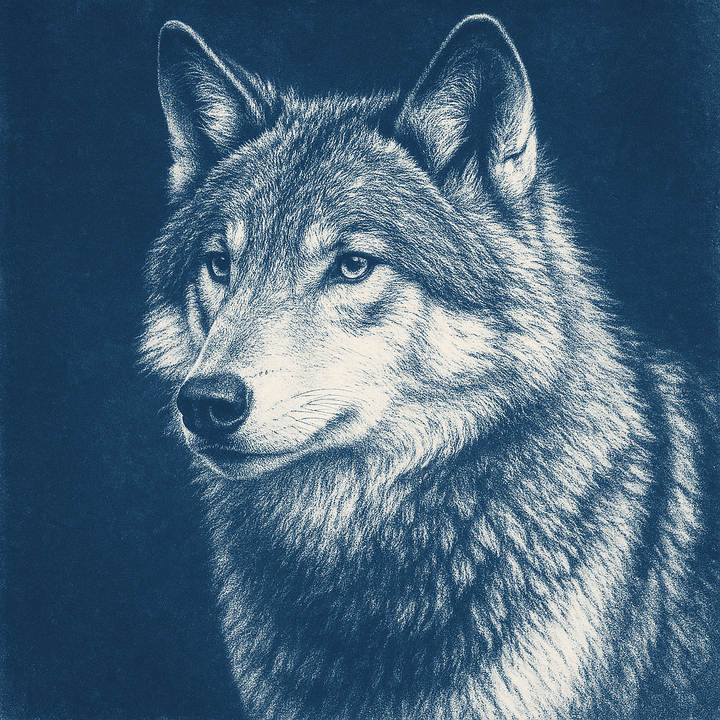 Cyanotype Blueprint