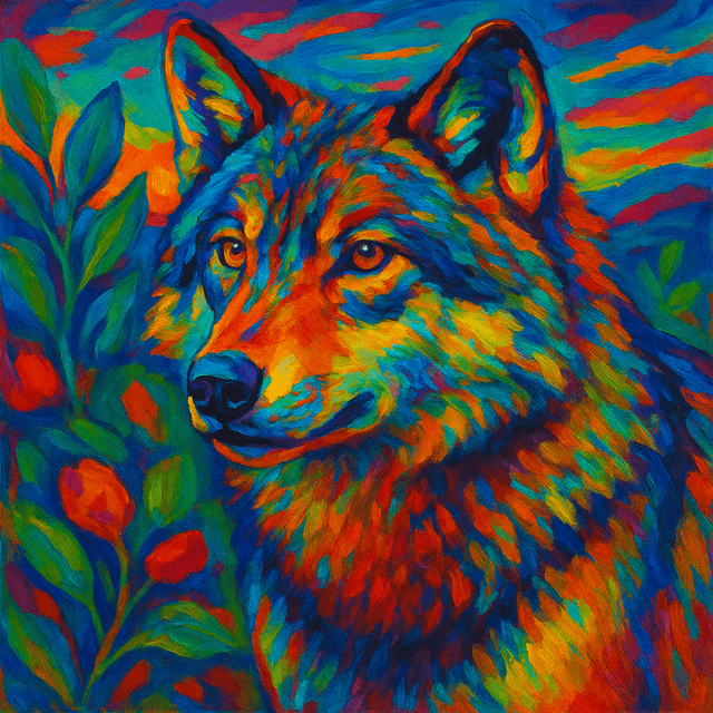 Fauvist Wild Garden Glow
