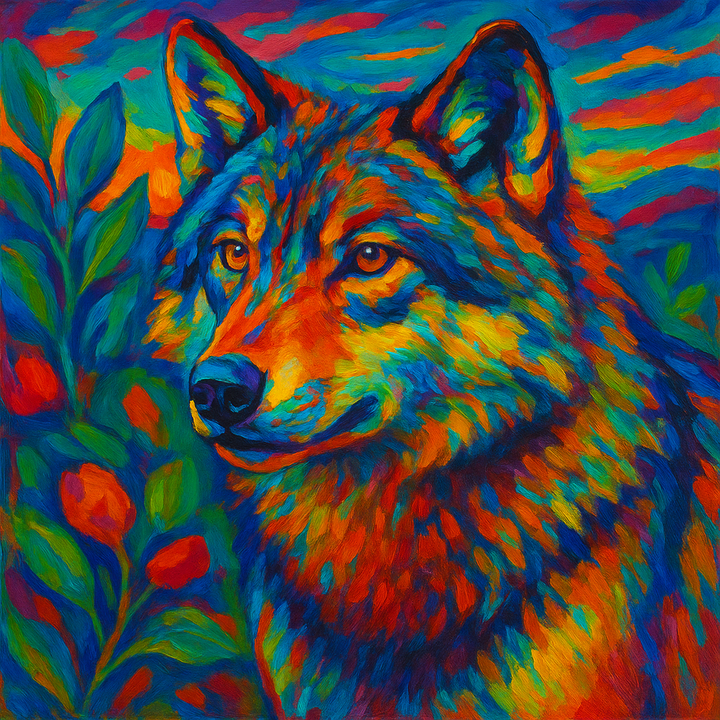 Fauvist Wild Garden Glow